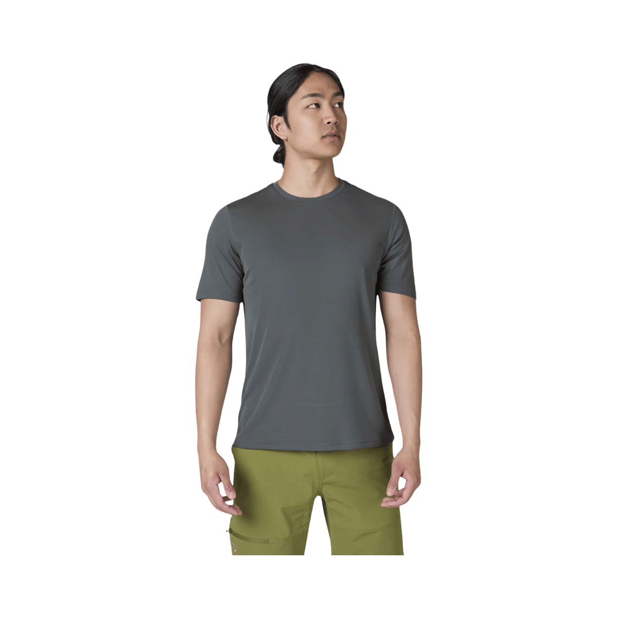 ROSSIGNOL MEN'S PLAIN TEE S/S ONYX GREY