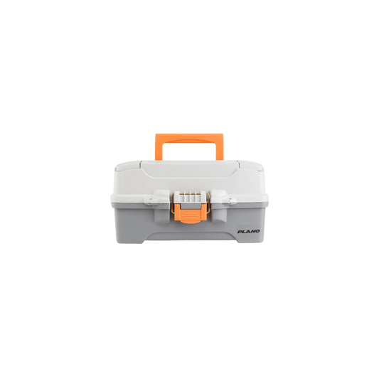 PLANO ONE TRAY TACKLE BOX LIGHT GRAY DARK GRAY