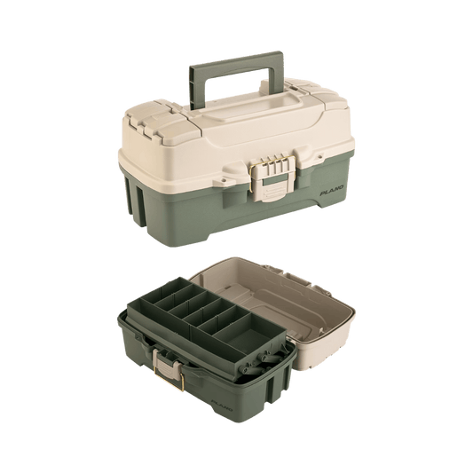 PLANO ONE TRAY TACKLE BOX GREEN TAN