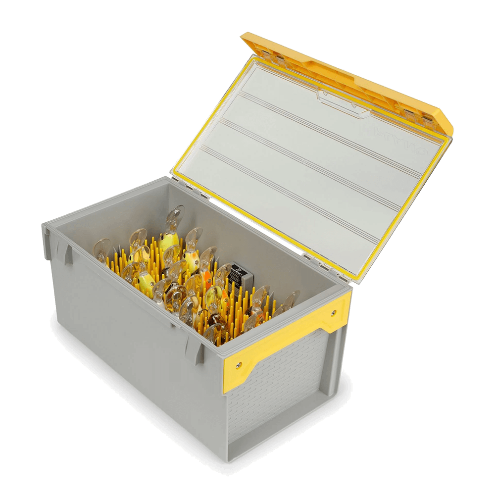 PLANO EDGE® MASTER CRANKBAIT XL TACKLE BOX with lid open