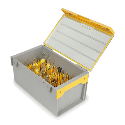 PLANO EDGE® MASTER CRANKBAIT XL TACKLE BOX with lid open