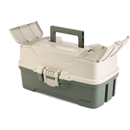 PLANO THREE-TRAY TACKLE BOX KIT FOR BASS, CATFISH, or PANFISH