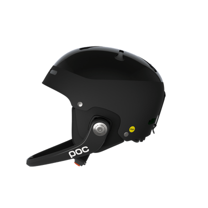 POC ARTIC SL MIPS SKI HELMET - URANIUM BLACK - LEFT SIDE VIEW