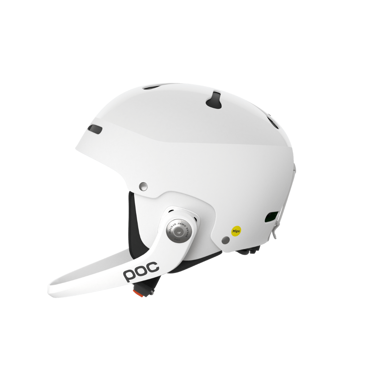 POC ARTIC SL MIPS SKI HELMET - HYDROGEN WHITE - LEFT SIDE VIEW