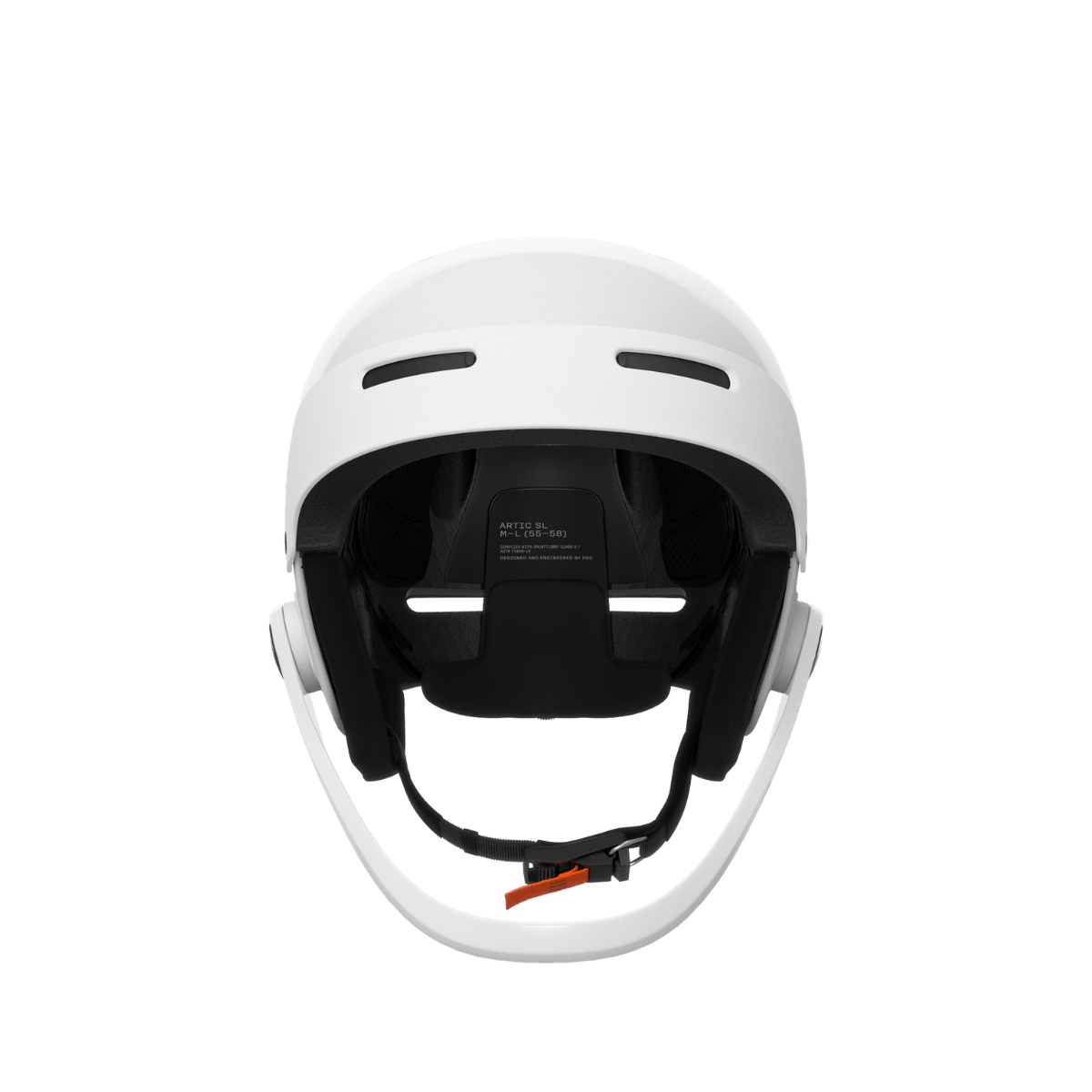 POC ARTIC SL MIPS SKI HELMET - HYDROGEN WHITE - FRONT VIEW