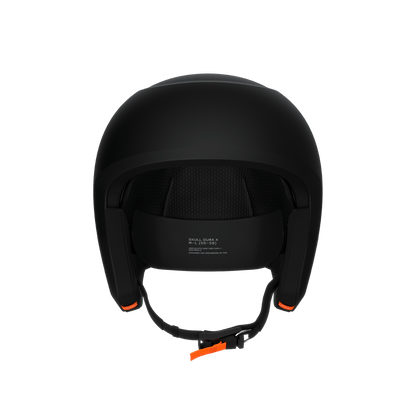 POC SKULL DURA X MIPS SKI HELMET - URANIUM BLACK MATT - FRONT VIEW
