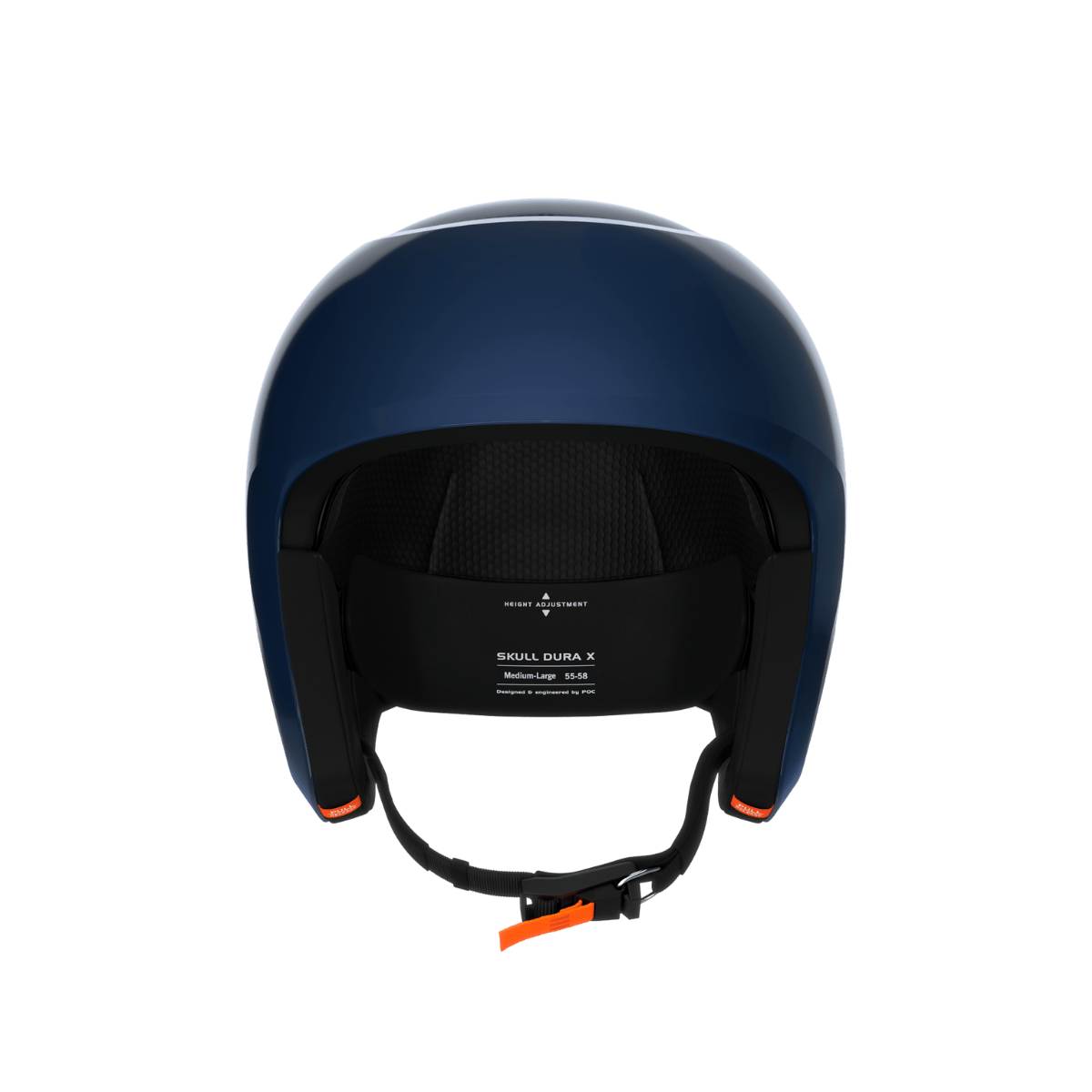 POC SKULL DURA X MIPS SKI HELMET - LEAD BLUE - FRONT VIEW