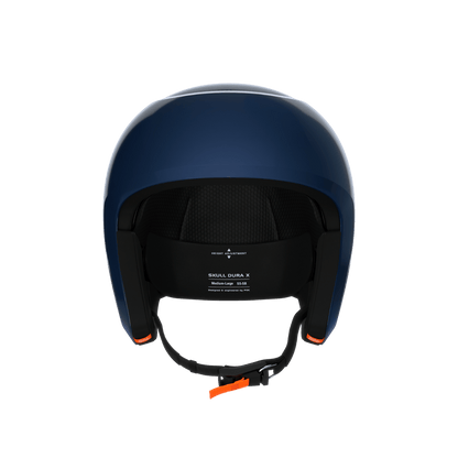 POC SKULL DURA X MIPS SKI HELMET - LEAD BLUE - FRONT VIEW