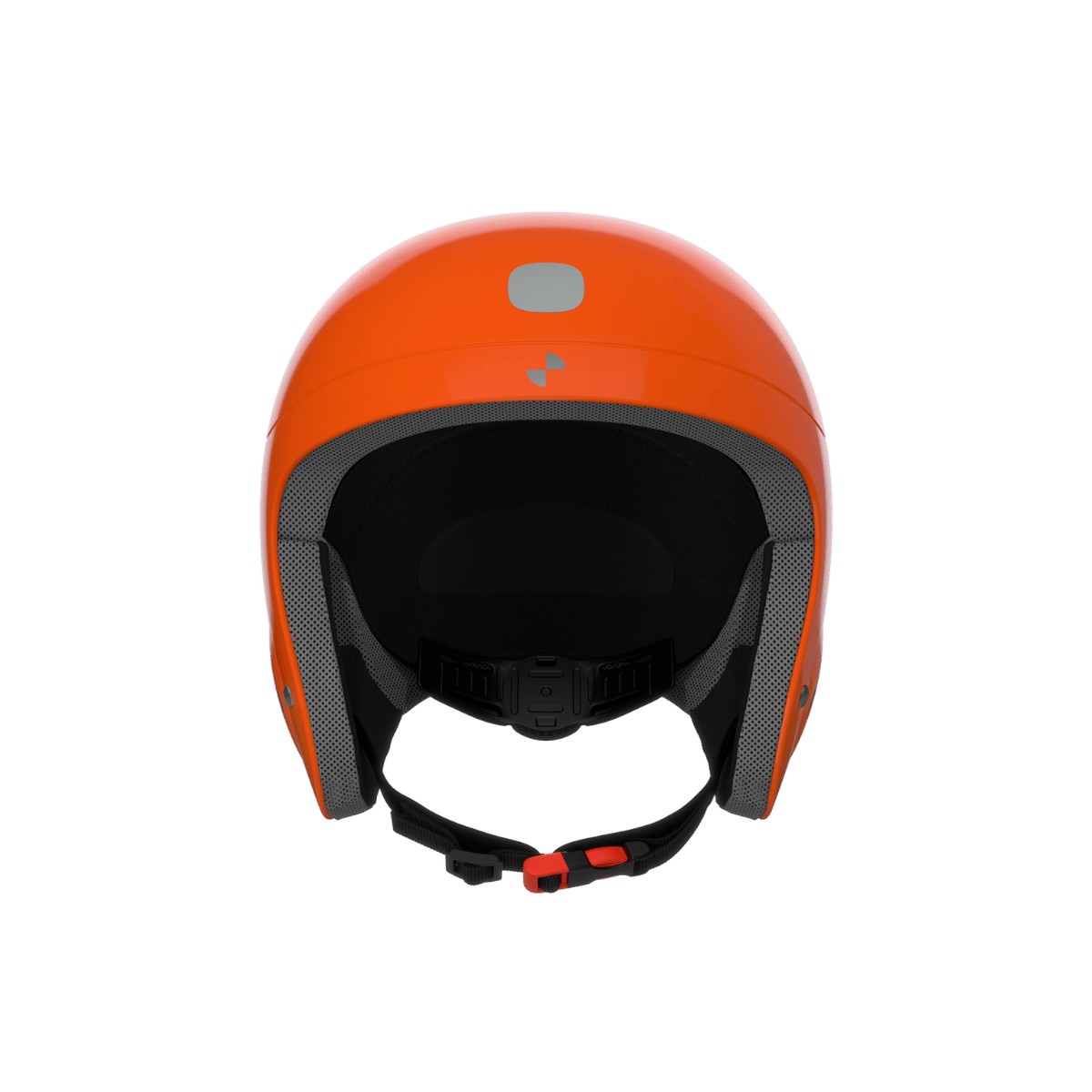 POC POCITO SKULL JUNIOR HELMET - FLUOR ORANGE - FRONT VIEW