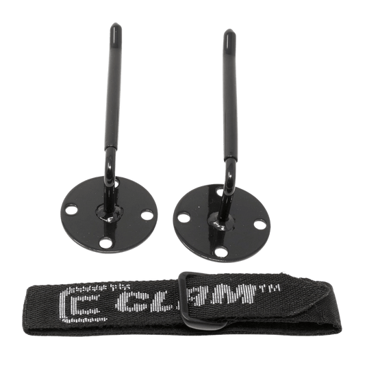 CLAM SPREADER POLE STORAGE SYSTEM - BLACK