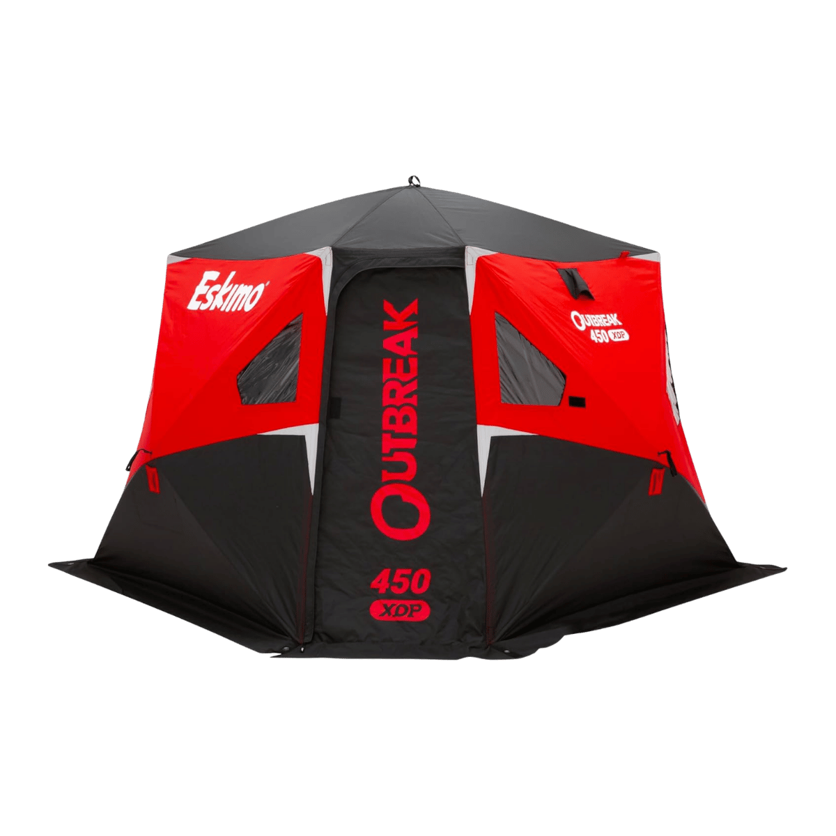 ESKIMO OUTBREAK 450XDP POP-UP SHELTER - BLACK/RED