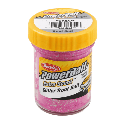 BERKLEY POWERBAIT GLITTER TROUT BAIT FISHING LURE 1-3/4OZ - PINK