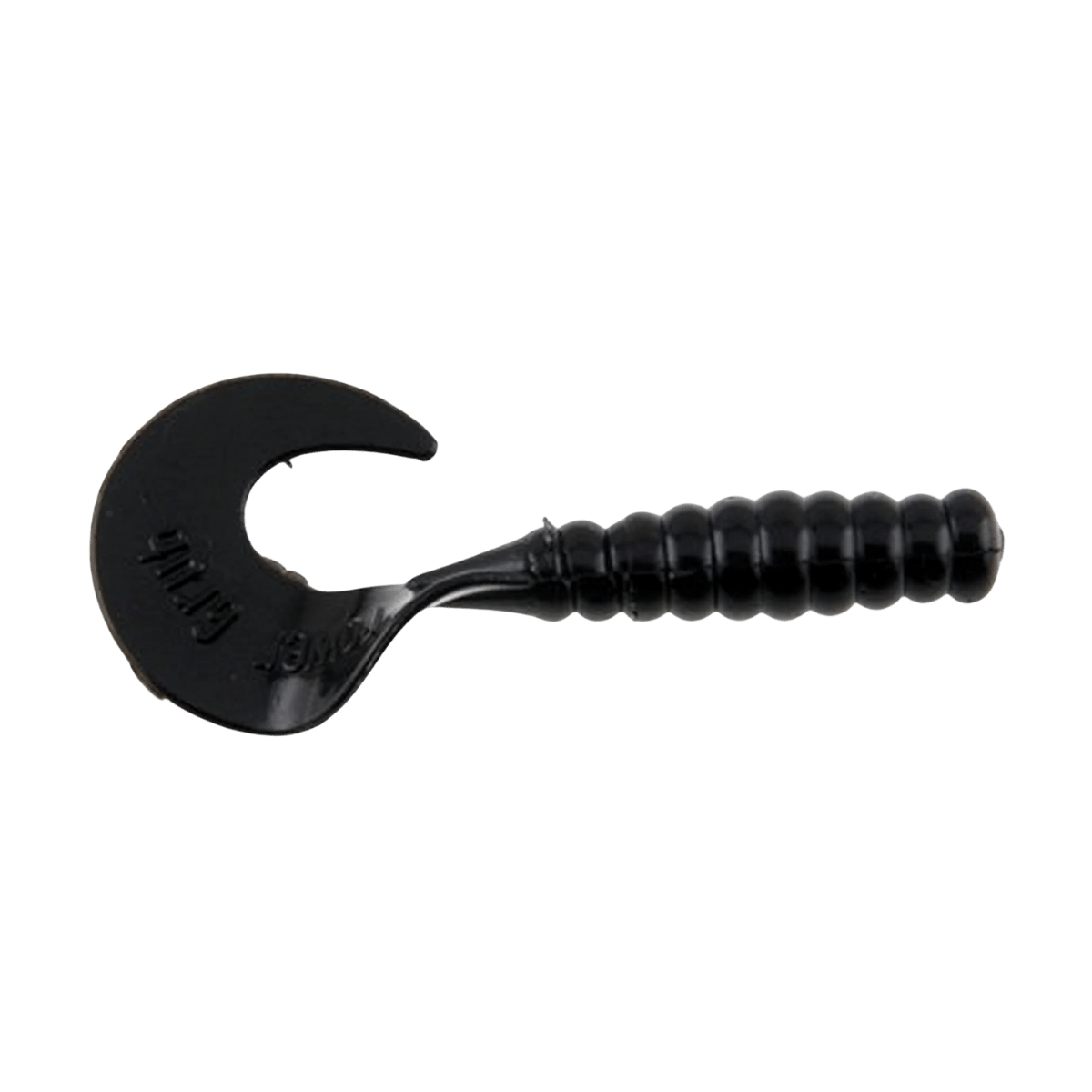 BERKLEY POWERBAIT POWER GRUBS FISHING LURE 3 IN - BLACK