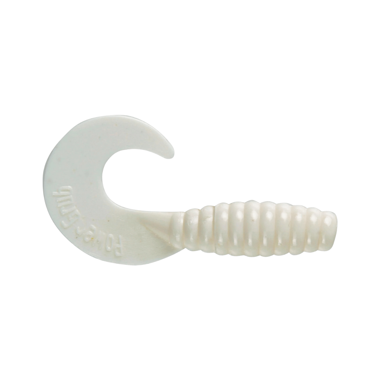 BERKLEY POWERBAIT POWER GRUBS FISHING LURE 2 IN - WHITE