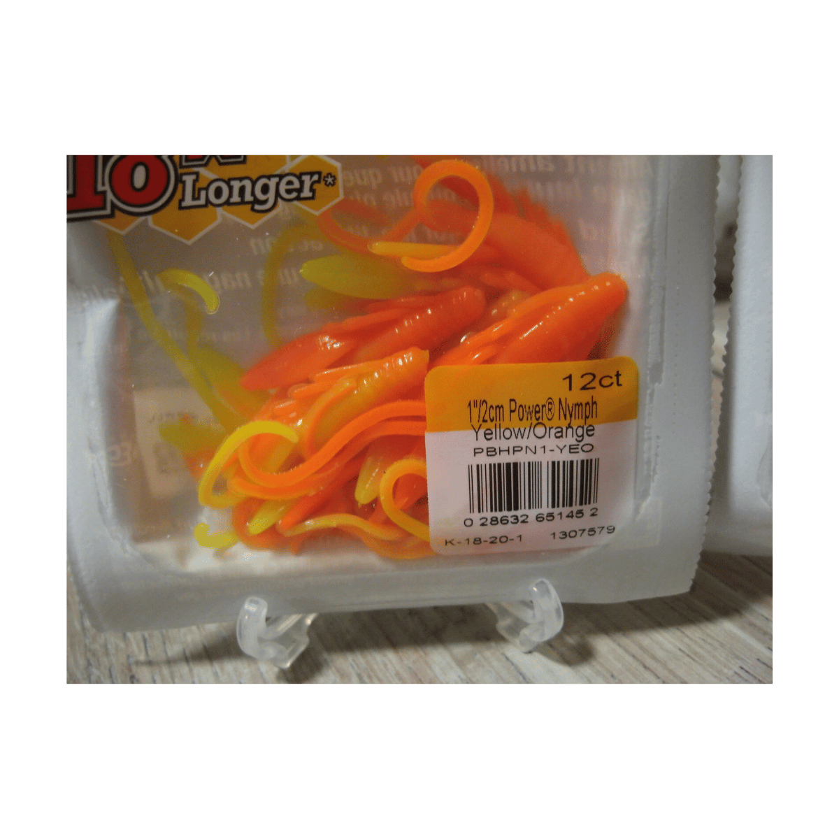  BERKLEY POWERBAIT POWER NYMPH FISHING LURE 1IN YELLOW/ORANGE - 2
