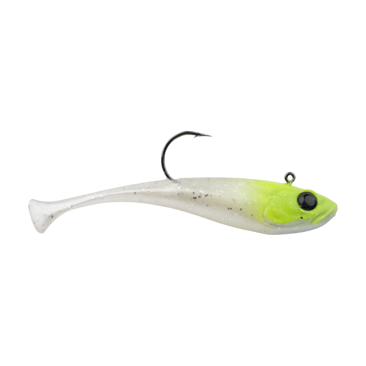 BERKLEY POWERBAIT® POWER SWITCH – 1.75 IN MULTI-TECHNIQUE SOFT BAIT LURE - LEMON HEAD GLOW