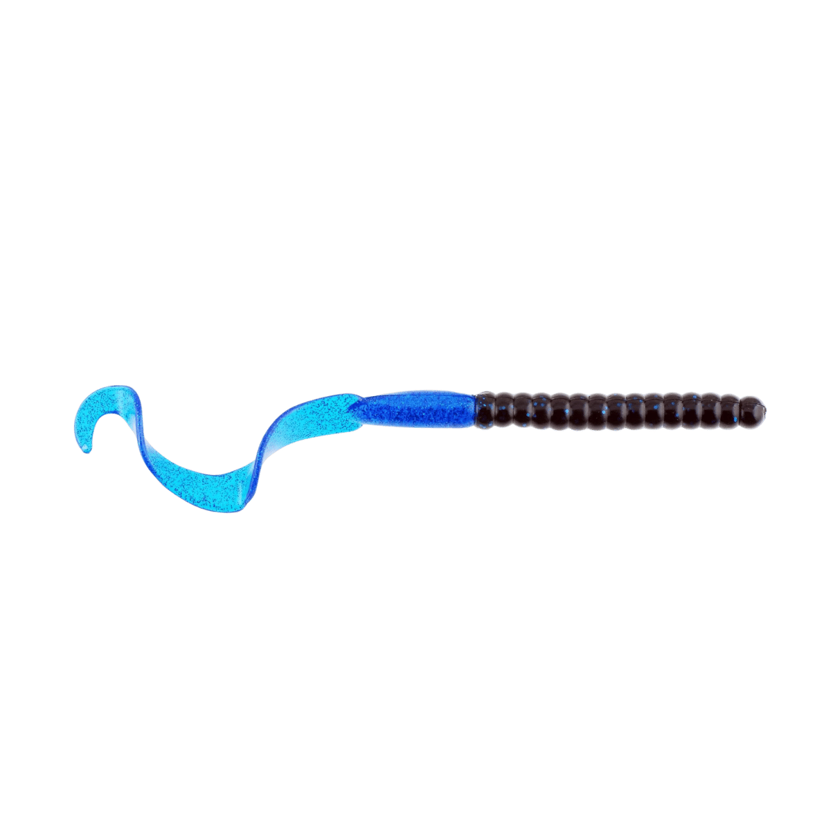 BERKLEY POWERBAIT POWER WORMS FISHING LURE 10 IN - BLACK/BLUE