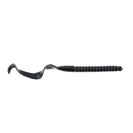 BERKLEY POWERBAIT POWER WORMS FISHING LURE 7 IN - BLACK 