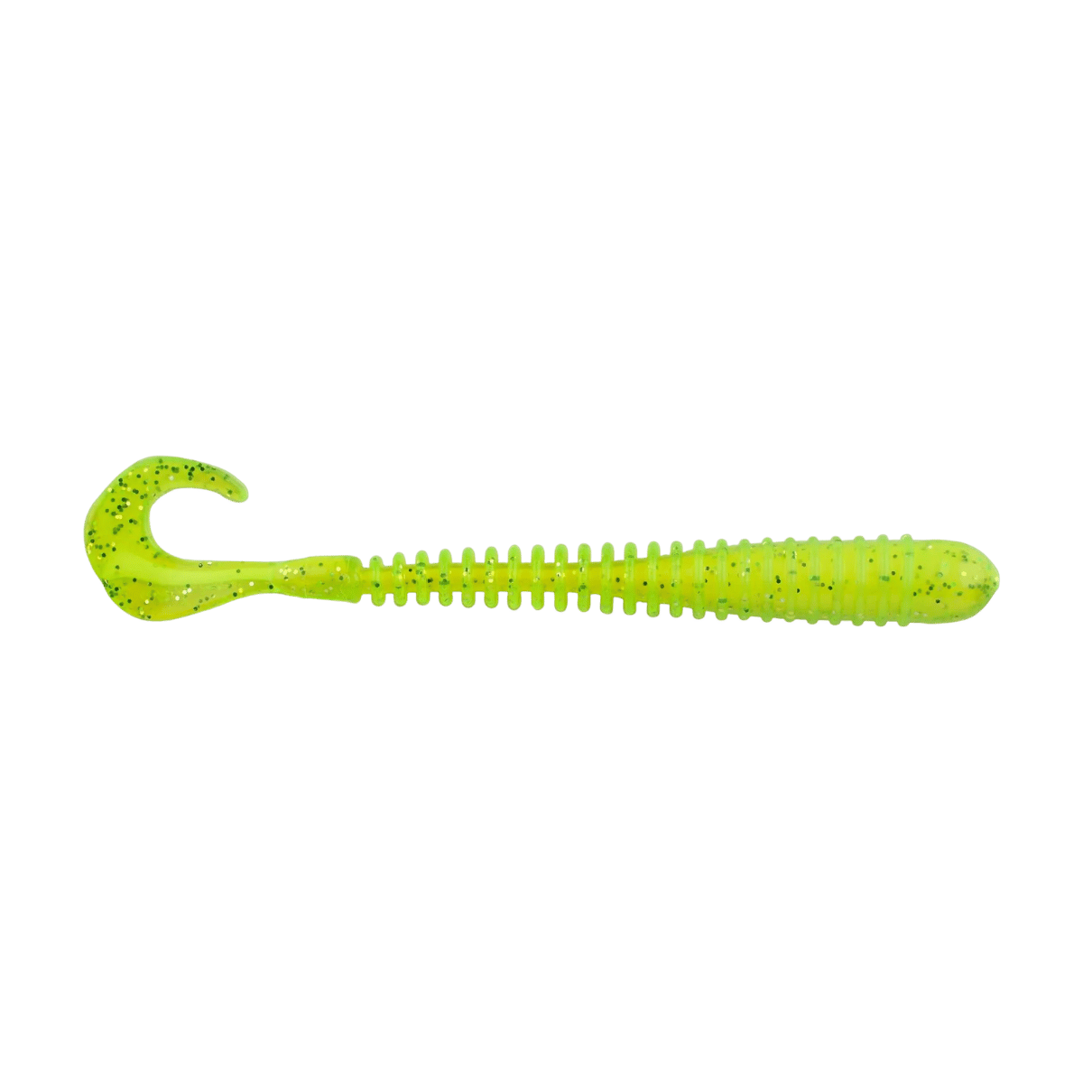 BERKLEY POWERBAIT 4IN RIB WORM – FISHING LURE - CITRUS BLAST