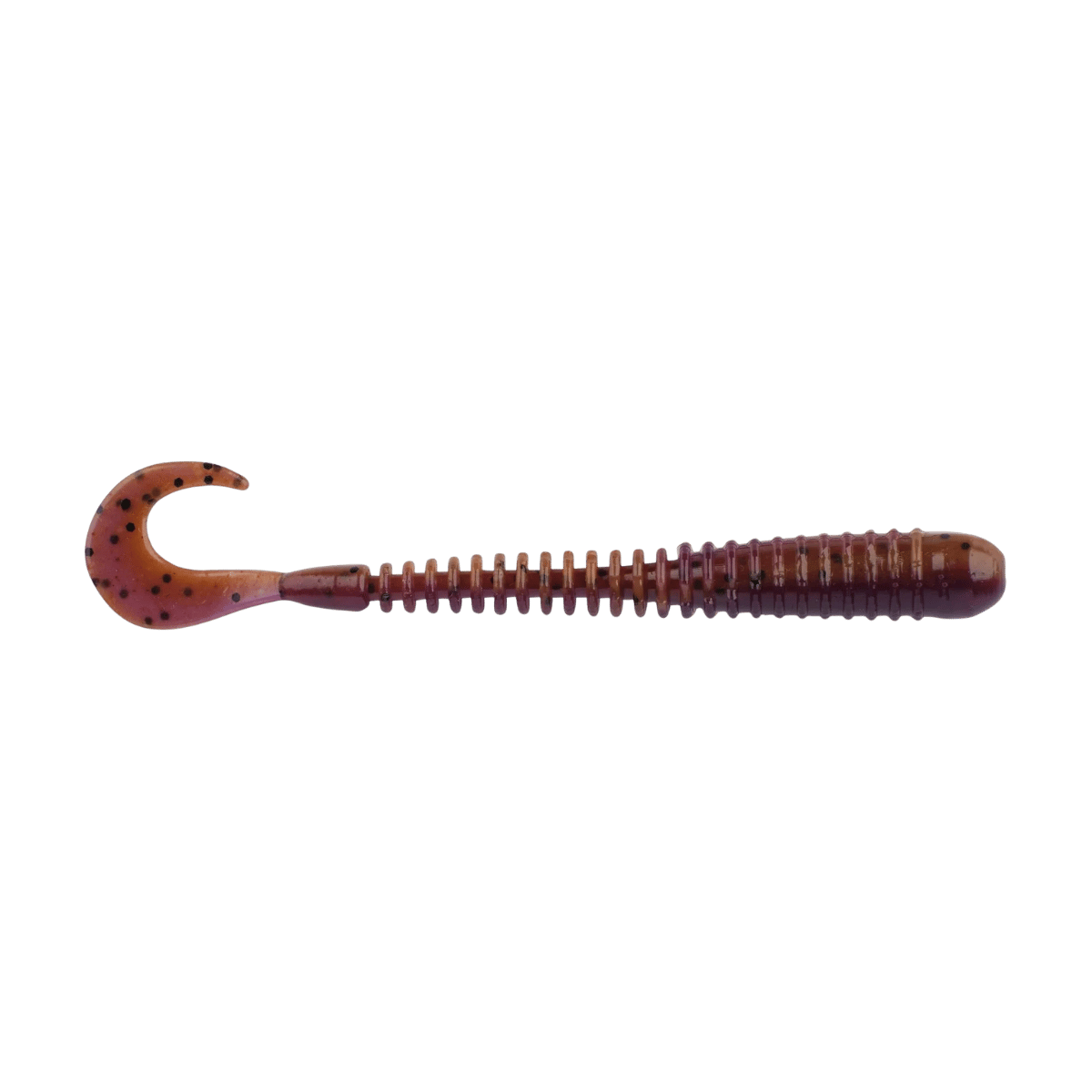 BERKLEY POWERBAIT 4IN RIB WORM – FISHING LURE - PEANUTBUTTER AND JELLY