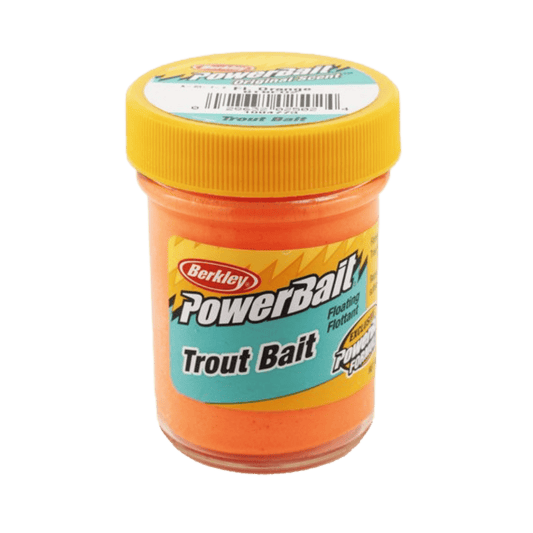 BERKLEY POWERBAIT TROUT BAIT FISHING LURE 1/8OZ - FLUORESCENT ORANGE