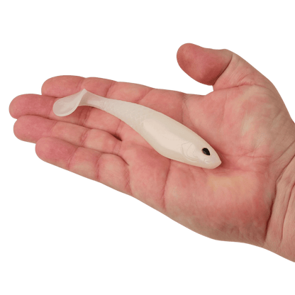 BERKLEY POWERBAIT CULLSHAD 6IN UNRIGGED SWIMBAIT - ALBINO ON HAND