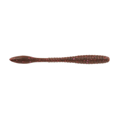 BERKLEY POWERBAIT MAXSCENT FLAT WORM FISHING LURE - CINNAMON PURPLE