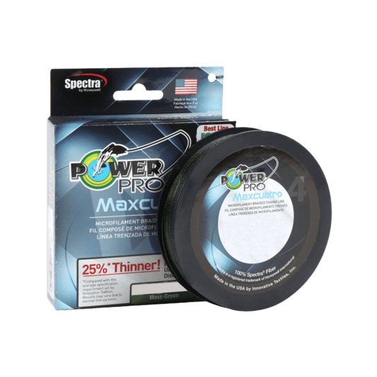 POWER PRO MAXCUATRO 150YD 30 LBS MOSS GREEN