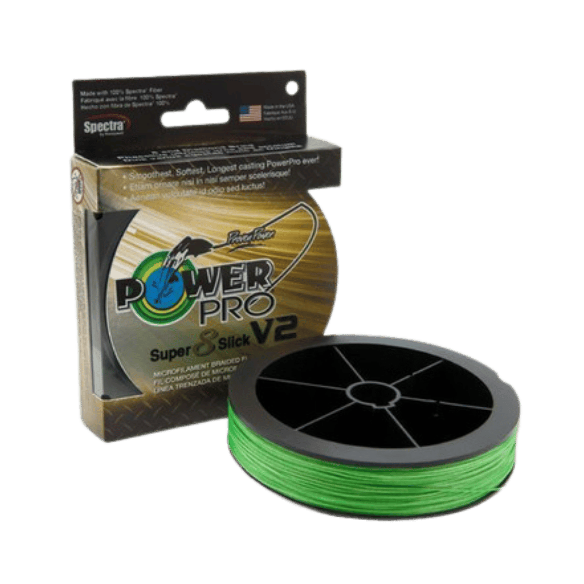POWER PRO SUPER SLICK V2 150YD 15LB - AQUA GREEN