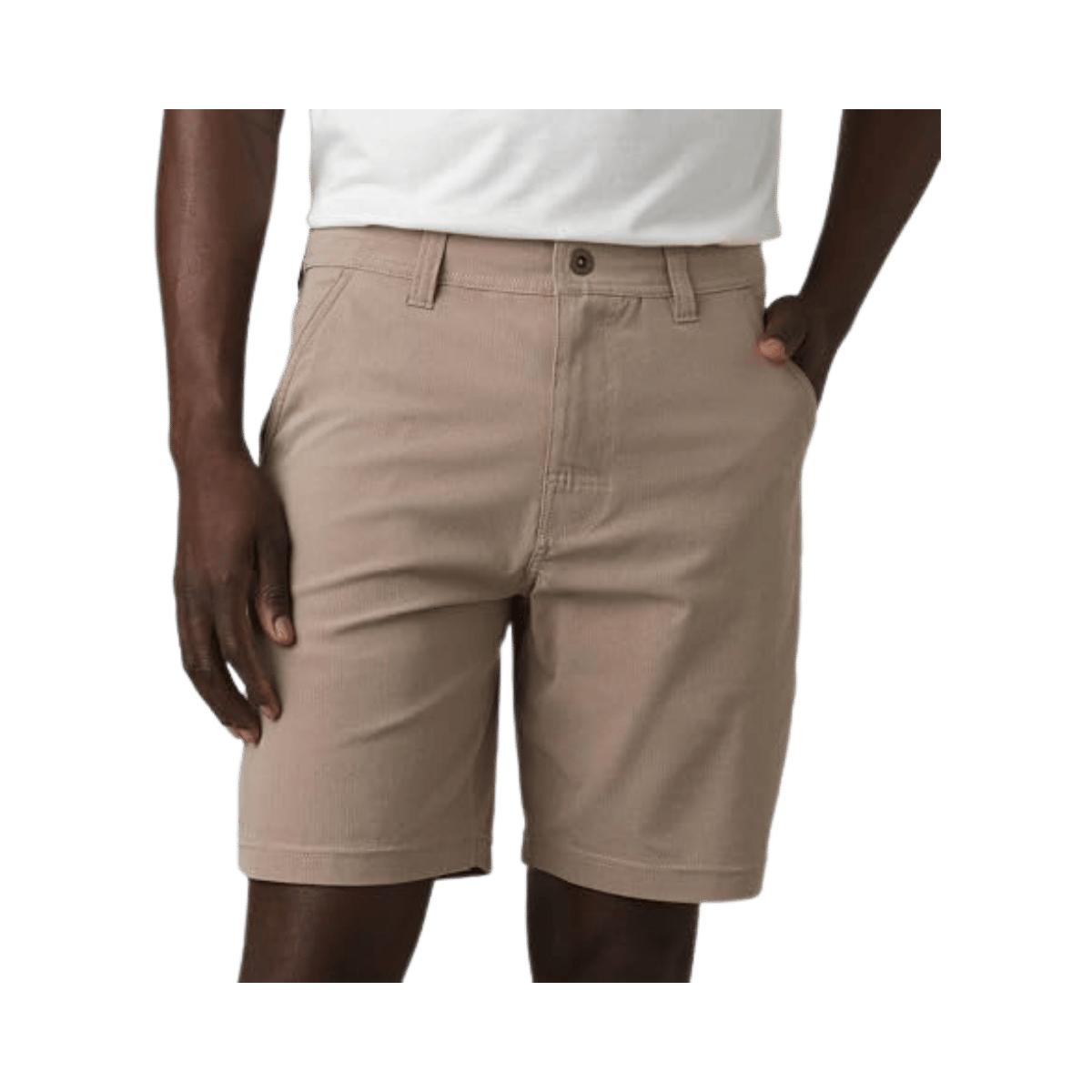 PRANA HYBRIDIZER SHORT 10" DARK KHAKI