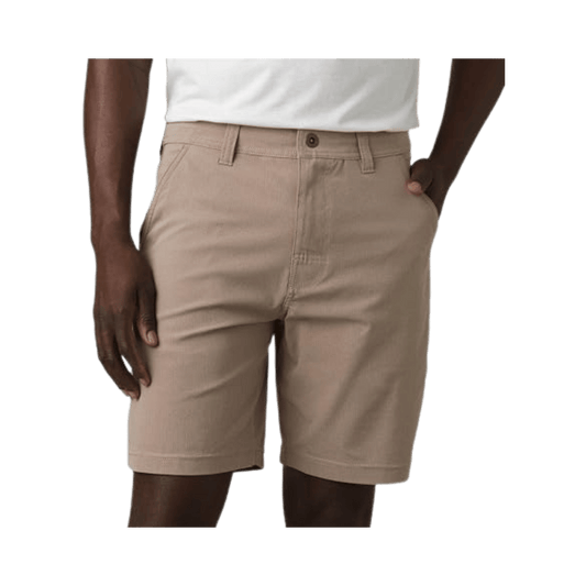 PRANA HYBRIDIZER SHORT 10" DARK KHAKI