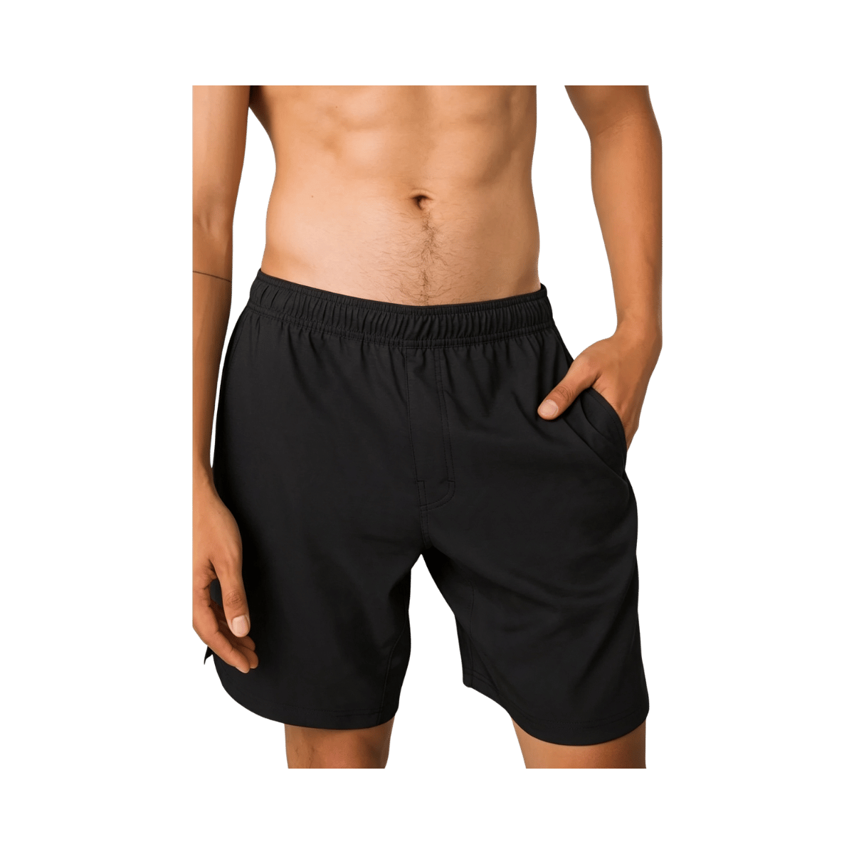 PRANA PEAK TO CREEK SHORT II 8" BLACK