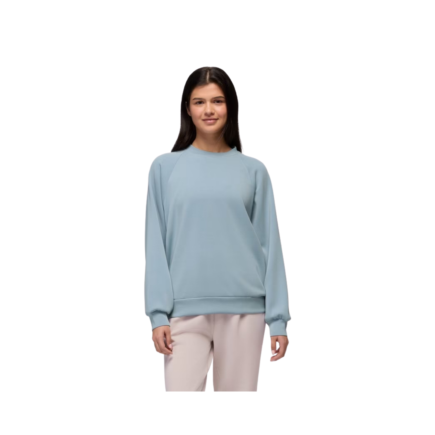 PRANA W SHEA SOFT CREWNECK GLACIER SKIES