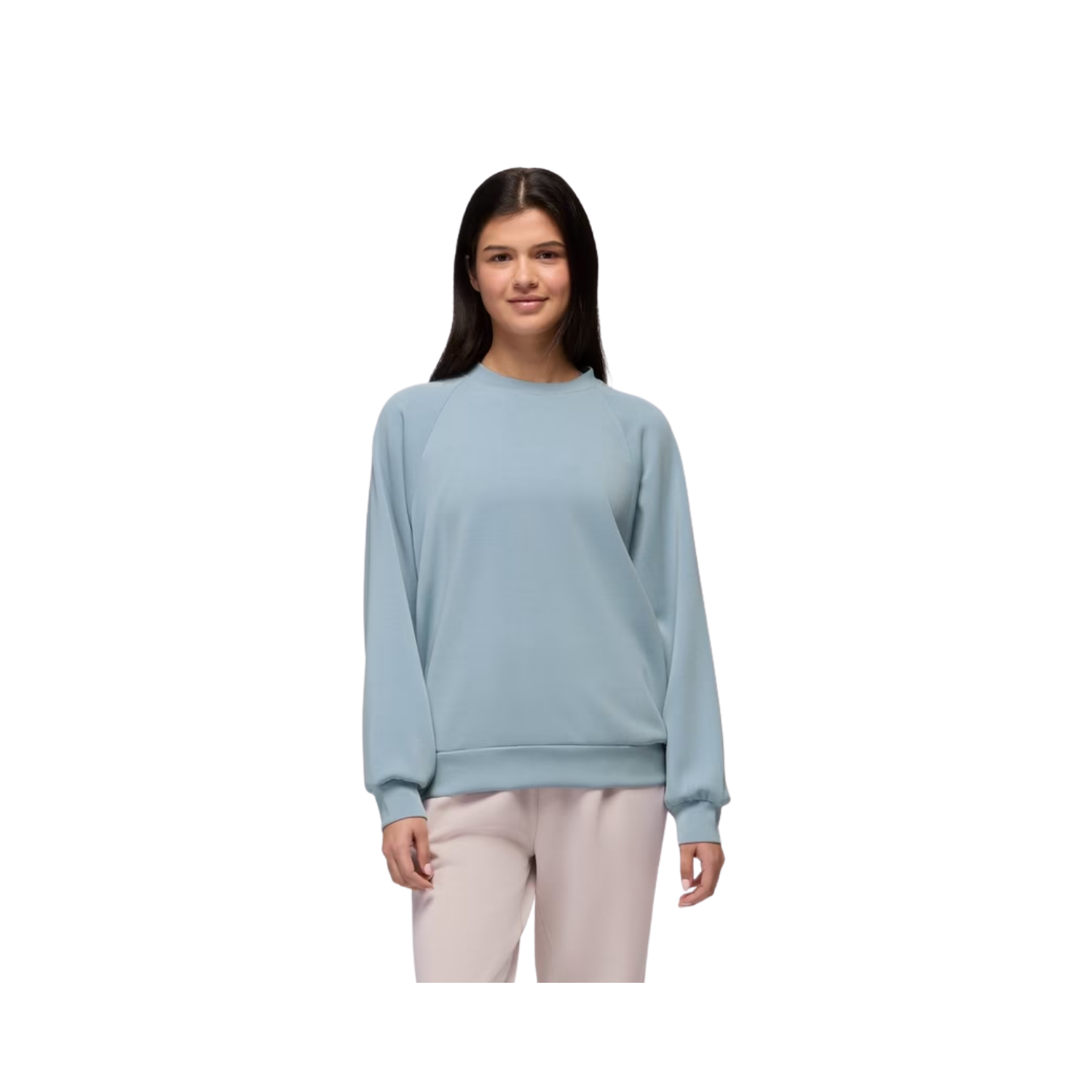 PRANA W SHEA SOFT CREWNECK GLACIER SKIES