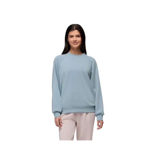 PRANA W SHEA SOFT CREWNECK GLACIER SKIES