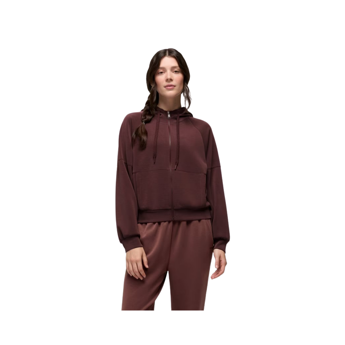 PRANA W SHEA SOFT FULL ZIP CACAO
