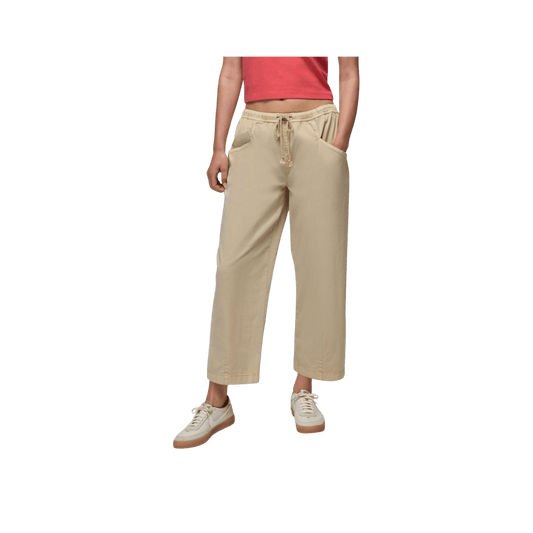 PRANA WOMEN'S BONDAI E-WAIST PANT, STONE, FRONT ANGLE, SM, MD, LG, XL