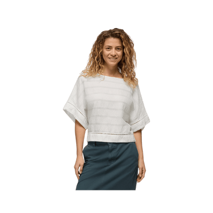 PRANA WOMEN'S OCEAN HILLS TOP, ALBA, FRONT ANGLE, SM, MD, LG, XL