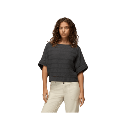 PRANA WOMEN'S OCEAN HILLS TOP, SHADOW, FRONT ANGLE, SM, MD, LG, XL