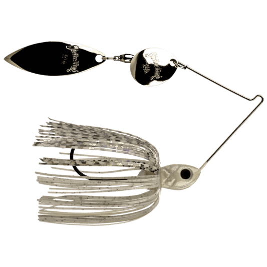 STRIKE KING PREMIER PRO MODEL SPINNERBAIT 3/16 OZ COLORADO WILLOW WHITE SHINER