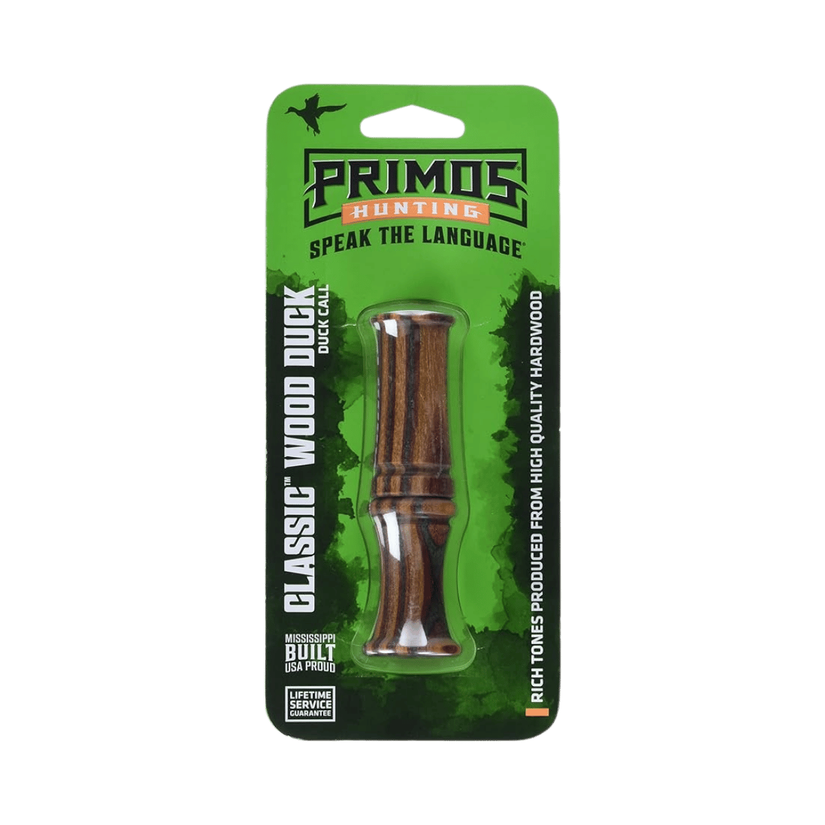 PRIMOS CLASSIC WOOD DUCK CALL - ONE SIZE - PRODUCT PACKAGING