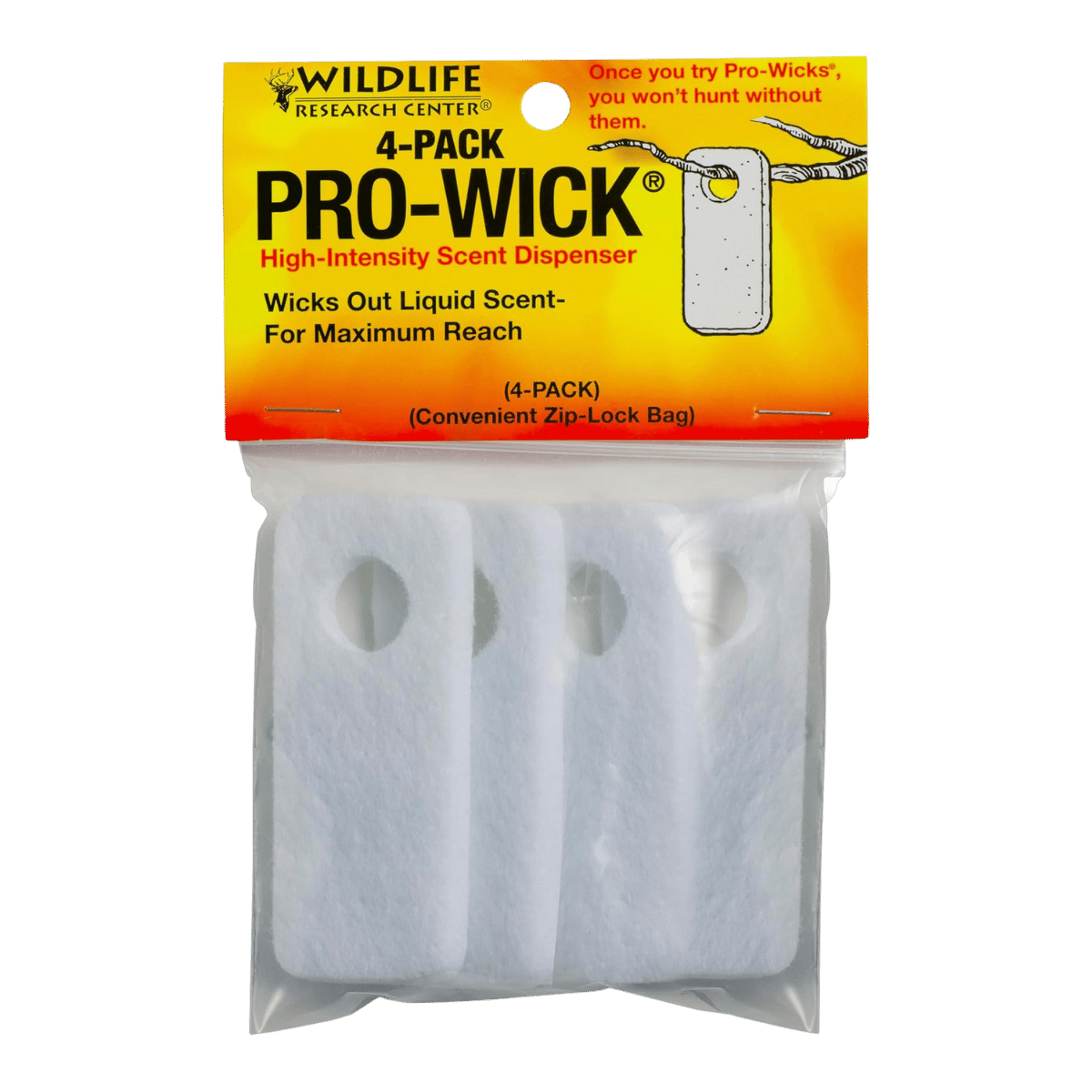WILDLIFE RESEARCH PRO-WICK – HUNTING SCENT DISPENSERS (4-PACK)