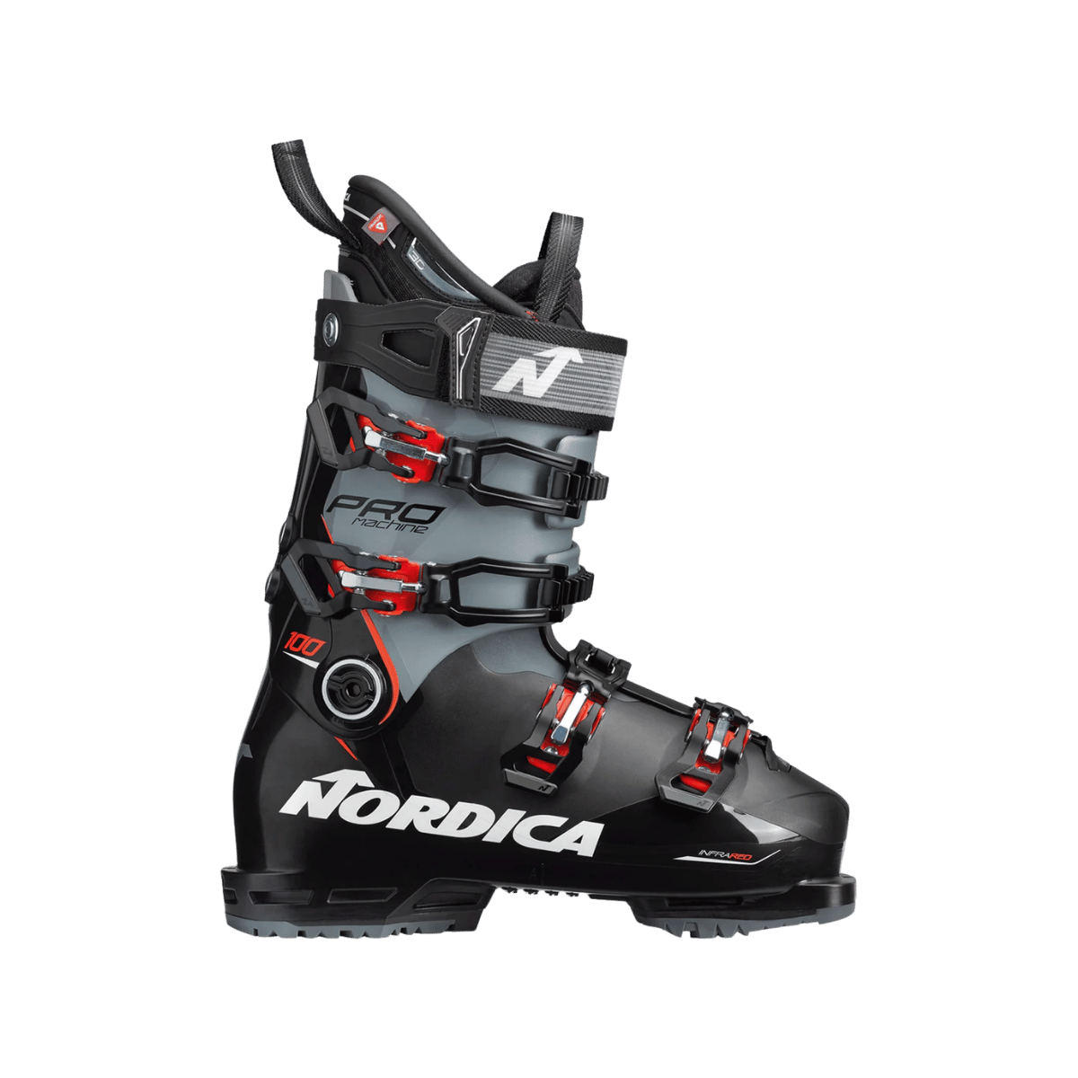 NORDICA PROMACHINE 100 BOOT 23/24 - BLACK/GRAY/RED
