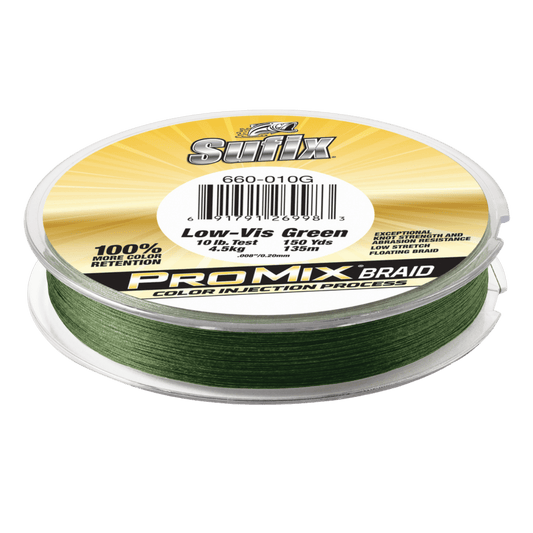 SUFIX PROMIX BRAID 150YDS 15LBS LOW-VIS GREEN