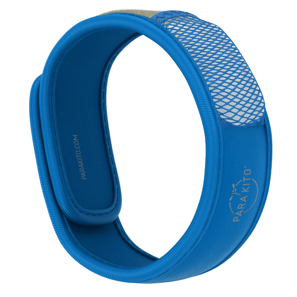 PARA 'KITO SOLID COLOR INSECT REPELLENT WRISTBANDS-BLUE