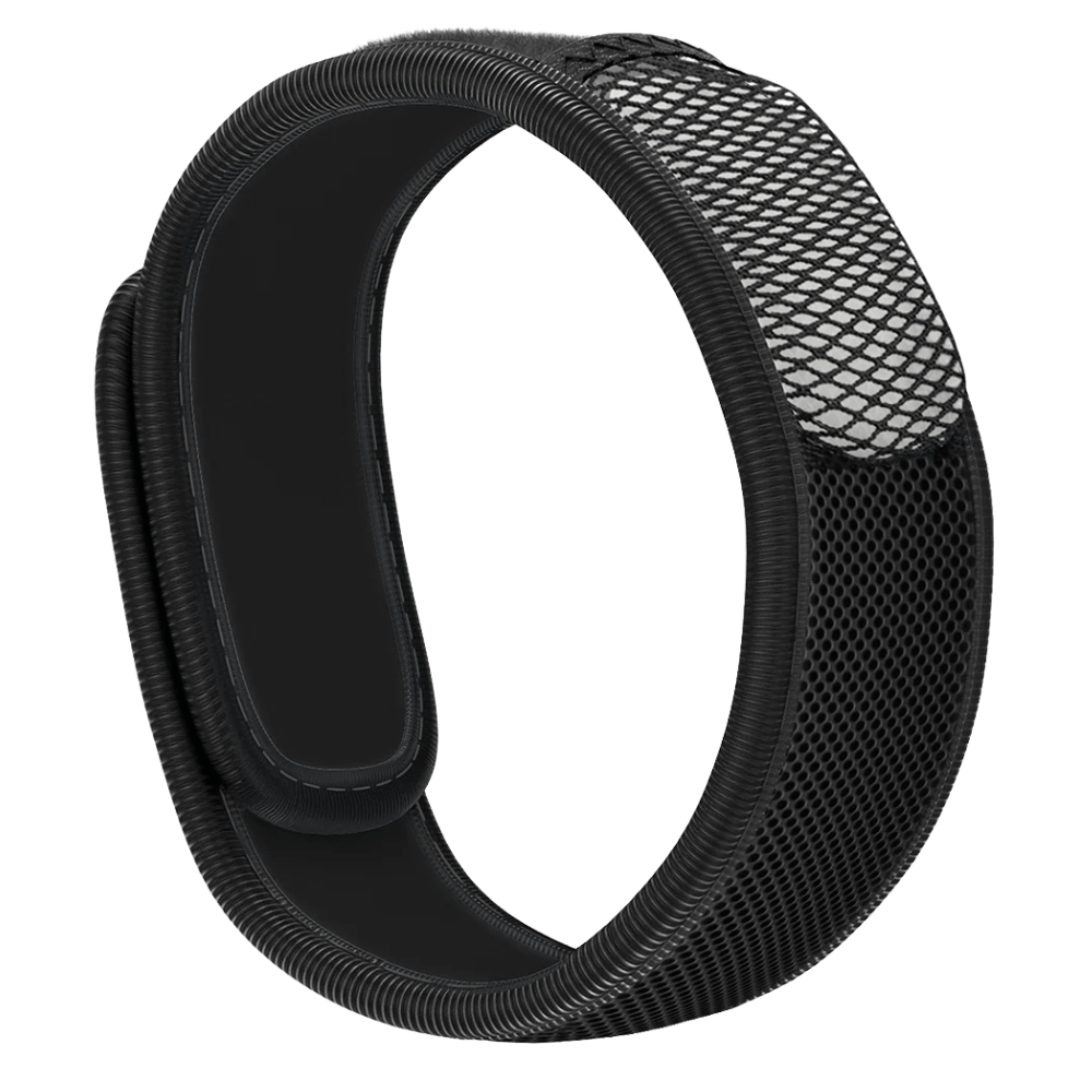 PARA 'KITO SOLID COLOR INSECT REPELLENT WRISTBANDS- BLACK