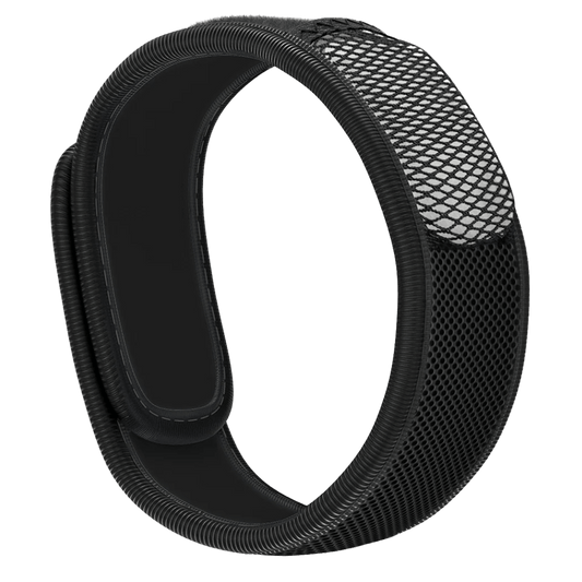 PARA 'KITO SOLID COLOR INSECT REPELLENT WRISTBANDS- BLACK