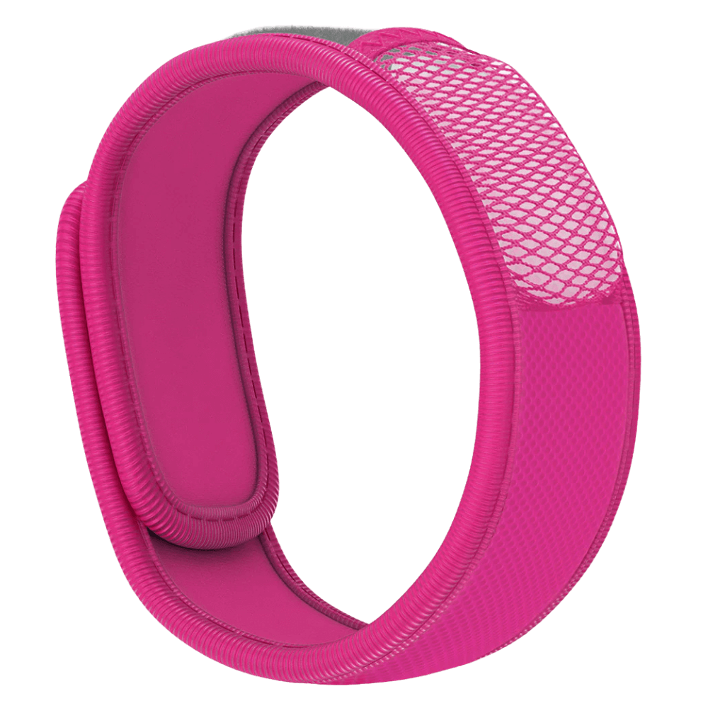 PARA 'KITO SOLID COLOR INSECT REPELLENT WRISTBANDS- FUCHSIA