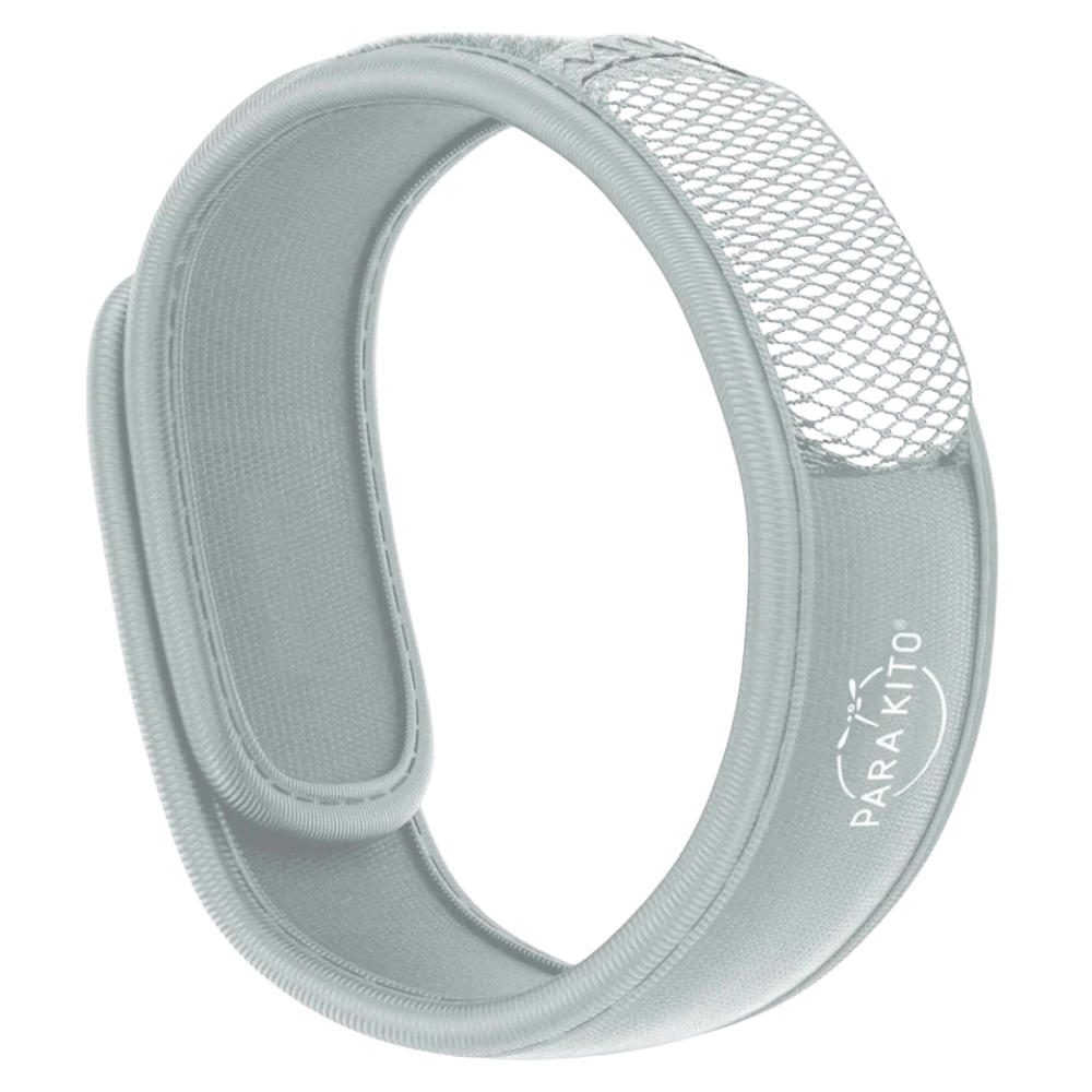 PARA 'KITO SOLID COLOR INSECT REPELLENT WRISTBANDS- GREY