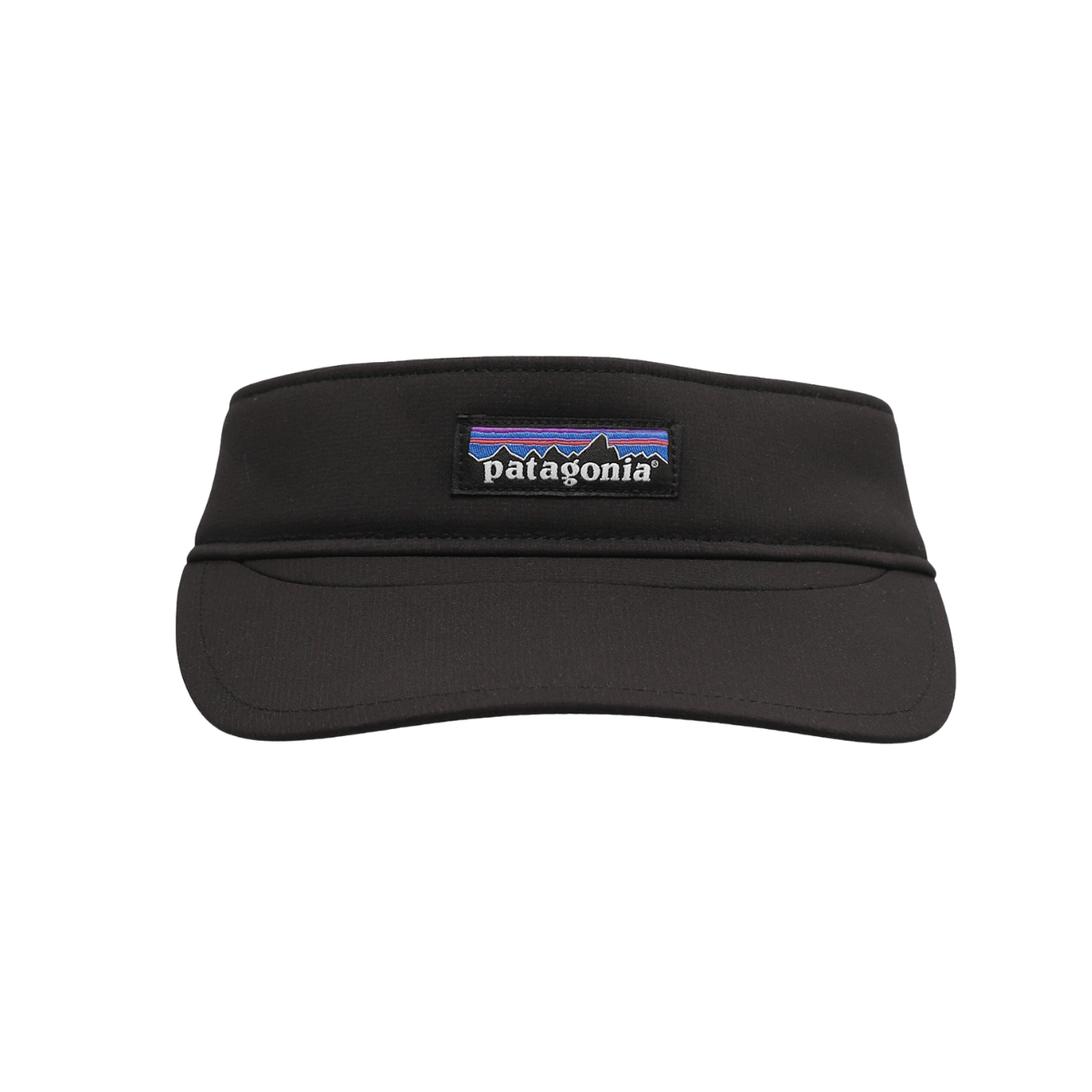 PATAGONIA AIRSHED VISOR - BLACK - ONE SIZE - FRONT VIEW